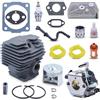 Atunee Kit di Messa a Punto del pistone del Cilindro da 46 mm per Stihl 028 028AV Motosega con Filtro dell'Aria del carburatore Sostituire 1118 020 1203 1113 120 1602