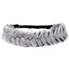 BOBIYA - Fascia per capelli sintetici a 2 fili, con trecce intrecciate classiche, trecce intrecciate, elasticizzate, per donne e ragazze, accessorio boho (Sale Pepe)