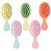 Ailelan Mini spazzola per capelli, 5 pezzi, set di spazzole districanti piccole per capelli ricci, lisci e spessi, portatile, per donne e bambini, senza tirare