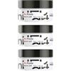 L'Oréal Professionnel Paris L'Oréal Paris - Cera per capelli "Poker Paste", 3 barattoli x 75 ml, styling gel per massima tenuta (da uomo)
