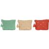 Home ESPRIT Beauty case da viaggio verde beige corallo 25 x 5 x 20 cm (3 pezzi)