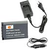 DSTE NP-BX1 Batteria + Caricabatteria Compatibile per Sony DSC-RX100 DSC-RX1R DSC-RX100 DSC-RX100 II