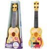 JurciCat 42cm Chitarra per bambini con 4 corde regolabili ukulele bambini chitarra giocattolo per principianti, Dinosauro