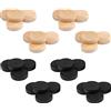 Yosoo Health Gear 32 Pezzi Dama Gioco di Scacchi Backgammon, Pezzi in Legno Impilabili Chip di Ricambio per Accessori per Giochi da Tavolo per Bambini, 1,9 Cm/0,7