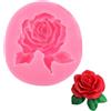 Duokon Stampi in Silicone, Stampi di Rosa 3D Fiore di Fondente Stampi per Sapone, per lo Zucchero della Caramella di Gelatina del Cioccolato della Torta del Fondente della Decorazione