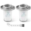 hulixsphil 2 set di filtri RH9678 per Rowenta X-Force Flex 8.60 RH96 / X-PERT 6.60 RH68 Filtro RH9638WO RH9639WO RH9677WO RH9678WO RH9679WO RH9680WO RH6821WO RH6837WO RH6838WO RH6878WO, ricambi ZR009006