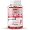 Weider Magnesium Gummies (48 caramelle gommose) Gusto Lampone | Con 250mg di Magnesio Citrato/dose, senza glutine, senza coloranti artificiali, per muscoli, ossa e ridurre la fatica