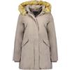 Canadian Peak Akapeak Lady - Parka Longue Epaisse Chaude Femme Automne Hiver - Manteau Fin Capuche Fausse Fourure - Blouson Coupe Vent - Doudoune Elegante Femmes (Taupe L)