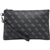 GUESS Pochette Medium Pouch Hull PMHULOP5238 Nero Nero