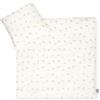 Julius Zöllner Biancheria da letto in jersey Little Bow, misure 80 x 80 cm e 35 x 40 cm, per lettino, privo di sostanze nocive
