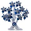 YU FENG, fiore turco con occhi malvagi, in argento, albero della vita portafortuna, regalo per la protezione della casa