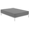 Alexandra House Living Lenzuolo con angoli in titanio 150 x 190/200 cm