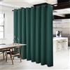 NICETOWN Pannello per porta in vetro per patio - (304,8 cm di larghezza x 213,4 cm di lunghezza, verde cacciatore, 1 pannello), tenda oscurante per camera da letto/soggiorno, pannello privacy per sala