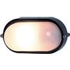 REV Ritter 0590053555, Lampada ovale in alluminio, 60 Watt
