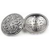 Bestowal 10PCS vestiti Button - Retro Hollow cucito pulsante gambo rotondo a forma di metallo pulsante set per uomo donna, Blazer, uniforme, camicia, vestito e giacca 20mm Kl574p Sweatshirt - Bambini