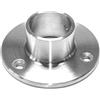 PRIOstahl Flangia da parete, flangia per tubi, 1 supporto per corrimano da 33,7 mm, in acciaio inox V2A, per tubi tondi, ringhiere per scale da fissare a parete