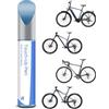 PARTS4EV Blue Ashes Gloss - Vernice per bicicletta - Vernice per ritocchi per Giant, utilizza il pennello di vernice per metallo e plastica - Vernice per bicicletta ad alta copertura