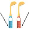Generico Golf Club Grip per Switch 2 per Joy-con per il Golf Gaming Impugnatura regolabile Gioco di sport accessorio