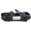 siku 1584, Dodge Challenger SRT County Sheriff, Metallo/Plastica, Nero/Bianco, Auto Giocattolo per Bambini, Pneumatici in Gomma, Porte Apribili, Gancio di Traino