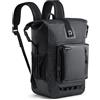 RIDEIRON zaino moto uomo impermeabile, roll top impermeabile 500D PVC uomini zaino moto, pesca, viaggi e uso quotidiano 35L