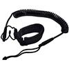 Cukol Leash Surf Sup per Tavola da Surf Paddle Board Kayak Bodyboard Guinzaglio Nero