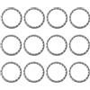 Oiieco Set di 12 cuscinetti a sfera per bicicletta, 40 mm, cuscinetti a manovella, cuscinetti a pedale e ruota anteriore, per BMX, mountain bike e bici da città