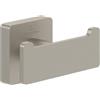 Villeroy & Boch Elements - Striking Doppio Gancio Asciugamani Da Parete Gancio In Ottone Accessori Bagno Gancio Da Bagno Gancio Rettangolare 80 x 44 x 45 mm, Nichel Brushed Matt