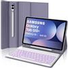 WINCHKING Tastiera per Samsung Galaxy Tab S10 Plus 2024, Galaxy Tab S9/S9FE Plus Tastiera 12.4, Cover Tastiera Bluetooth Italiano Retroilluminata per Samsung S10+/S9+/S9 FE+ 12.4 Pollici 2024/2023, Viola