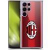 Head Case Designs Licenza Ufficiale AC Milan Home Kit per Stemma 2023/24 Custodia Cover Dura per Parte Posteriore Compatibile con Samsung Galaxy S22 Ultra 5G