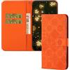 QIWEIQINGWH Custodia per Xiaomi Mi Note 10 Lite, Cover Xiaomi Mi Note 10 Lite, Flip Custodia Portafoglio Libro Pelle PU Case per Xiaomi Mi Note 10 Lite Orange XCH