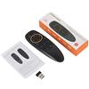 Cuifati Air-mouse Voice Controller, Air Mouse Telecomando con Design Ergonomico, Telecomando Wireless Voice Air Mouse 2.4g con Giroscopio per TV Box PC