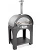 AgriEuro Premium Line Pulcinella Antracite - Forno a gas per pizza da esterno 80x60 - 4 pizze