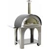 AgriEuro Premium Forno a legna per pizza da esterno Cibus INOX - 4 pizze