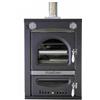 AgriEuro Premium Forno a legna da incasso Nuovo Minimus 50 Inc in acciaio - 3 piani
