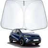 WEIPIN Protezione solare per parabrezza compatibile con Renault Captur 2 2013-2023 2024 E-Tech Hybrid RS Line parasole per parabrezza per Clio 5 con protezione UV, raffreddamento