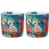 Maxwell & Williams SET 2 TAZZINE CAFFE' ESPRESSINI 100ML LOVE HEARTS CHATTER