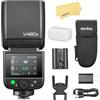 Godox V480C Flash per Fotocamera TTL per Canon, Speedlite, GN50, Batteria Aagli Ioni di Litio da 7,2 V/2200 mAh, HSS 2,4 G 1/8000s, Tempo di Riciclo di 1,7 s, Lampada di Modellazione a LED a 10 Livell