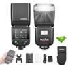 Godox V480 V480-C TTL Flash per fotocamere Canon, GN50 1/8000 HSS, flash a piena potenza 650, tempo di ricarica di 1,7 secondi, flash touchscreen con batteria agli ioni di litio (V480C)