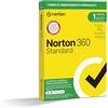 Norton 360 Standard 2025, Antivirus per 1 Dispositivo, Licenza di 1 Anno con Rinnovo Automatico, Pc, Mac, Tablet e Smartphone