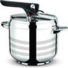 Z SwissHome BERGNER Swiss Home Zurich - Pentola a pressione 5 litri, acciaio inossidabile