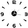 MAGT Orologio Da Parete Adesivo 3D In Acrilico A Specchio - 60x60 Cm, Design Minimalista Oro Per Soggiorno, Ufficio, Cucina