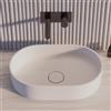 OMNIRES OVO lavabo da appoggio, OVOUNBM, OVO bianco opaco [Lavabi > Lavabi da Appoggio]