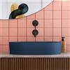 OMNIRES OVO lavabo da appoggio, OVOUNMB, OVO midnight blue matt [Lavabi > Lavabi da Appoggio]