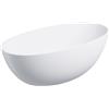 OMNIRES SHELL vasca da bagno freestanding, ovale, SHELL148WWBM, SHELL bianco opaco [Vasche da Bagno > Vasche da Bagno Freestanding]