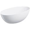 OMNIRES SHELL vasca da bagno freestanding, ovale, SHELL148WWBP, SHELL bianco [Vasche da Bagno > Vasche da Bagno Freestanding]