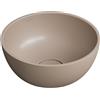 OMNIRES SHELL lavabo da appoggio, SHELL350UNDB, SHELL dune beige matt [Lavabi > Lavabi da Appoggio]