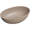 OMNIRES SHELL lavabo da appoggio, SHELL500UNDB, SHELL dune beige matt [Lavabi > Lavabi da Appoggio]
