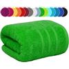 EDB Telo da bagno extra large, 100 x 200 cm, da bagno di grandi dimensioni, XXL, super morbidi, 100% cotone egiziano, asciugamano da spiaggia avvolto sul corpo, 600 g/m² (verde lime, 1)