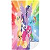 IMFLY Little POY - Telo mare per bambini, 70 x 140 cm, asciugamano da sauna per ragazze, colore rosa, anime, asciugamano da bagno grande in microfibra (C, 70 x 140 cm)