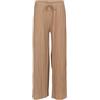 Easy Young Fashion Pantaloni estivi da donna, larghi, morbidi e fluenti, per il tempo libero, alla moda, eleganti e casual, 999, Fango, 42-48